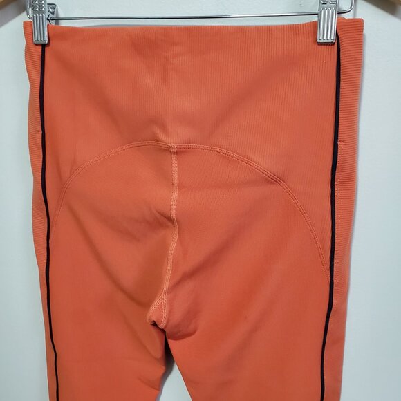 ZYIA Ribbed Premium 7/8 Leggings Hi-Rise Stretch Burnt Orange Women's 14-16, XL - Picture 8 of 14